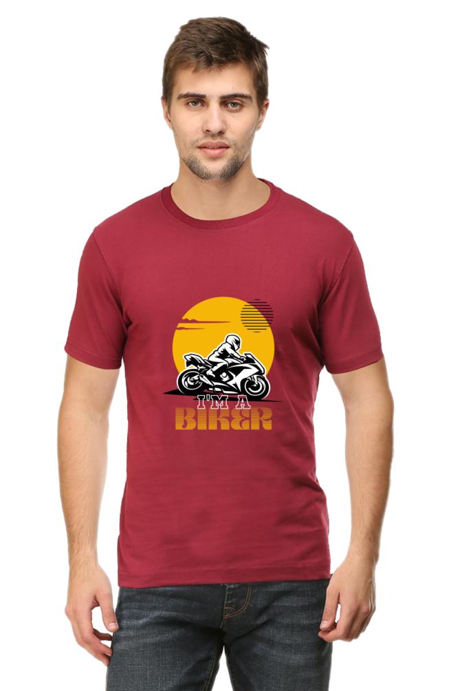 I Am A Biker Round Neck Classic T-Shirt