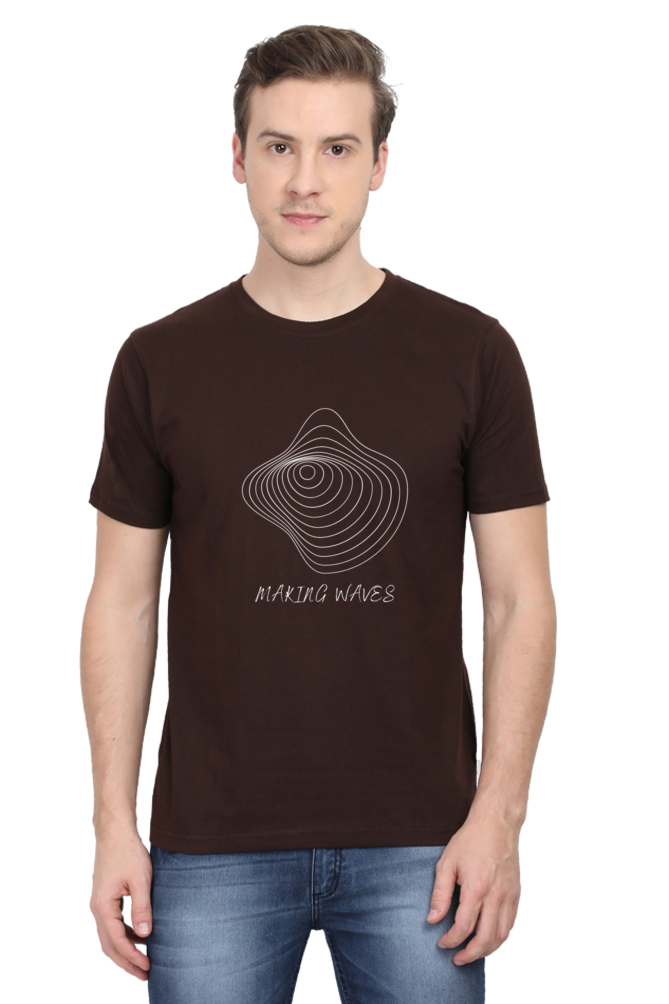 Making Waves Round Neck Classic T-Shirt
