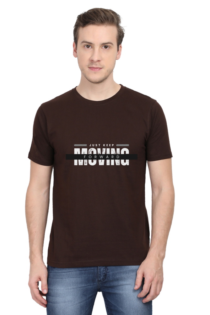 Moving Forward Round Neck Classic T-Shirt