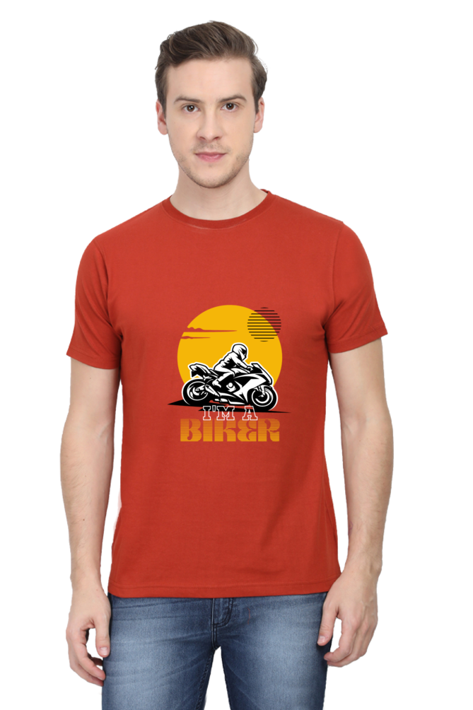 I Am A Biker Round Neck Classic T-Shirt