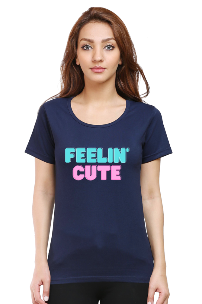 Feeling Cute Round Neck T-Shirt
