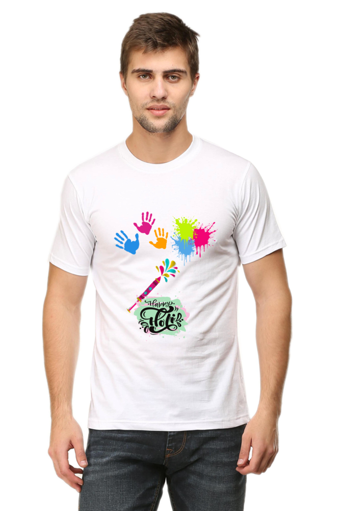 Happy Holi T-Shirt for Men's