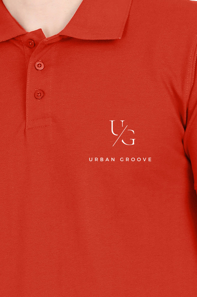 Polo T-Shirt Urban Groove Brick Red
