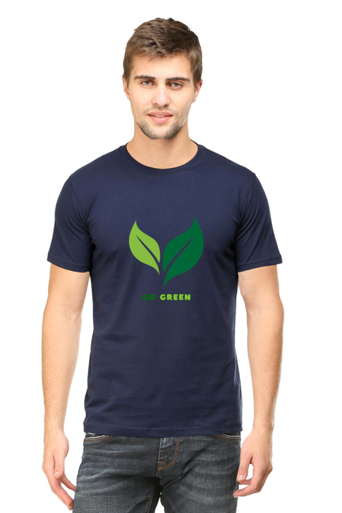 Go Green Round Neck Classic T-Shirt