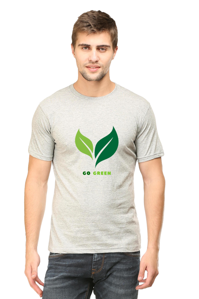 Go Green Round Neck Classic T-Shirt