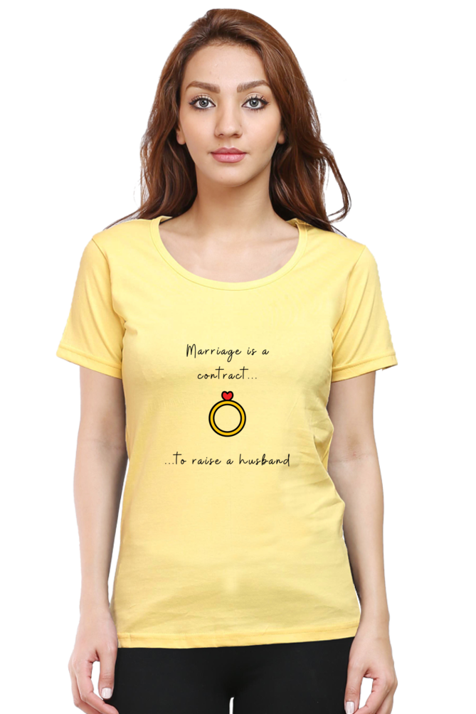 Raise A Husband Round Neck Classic T-Shirt