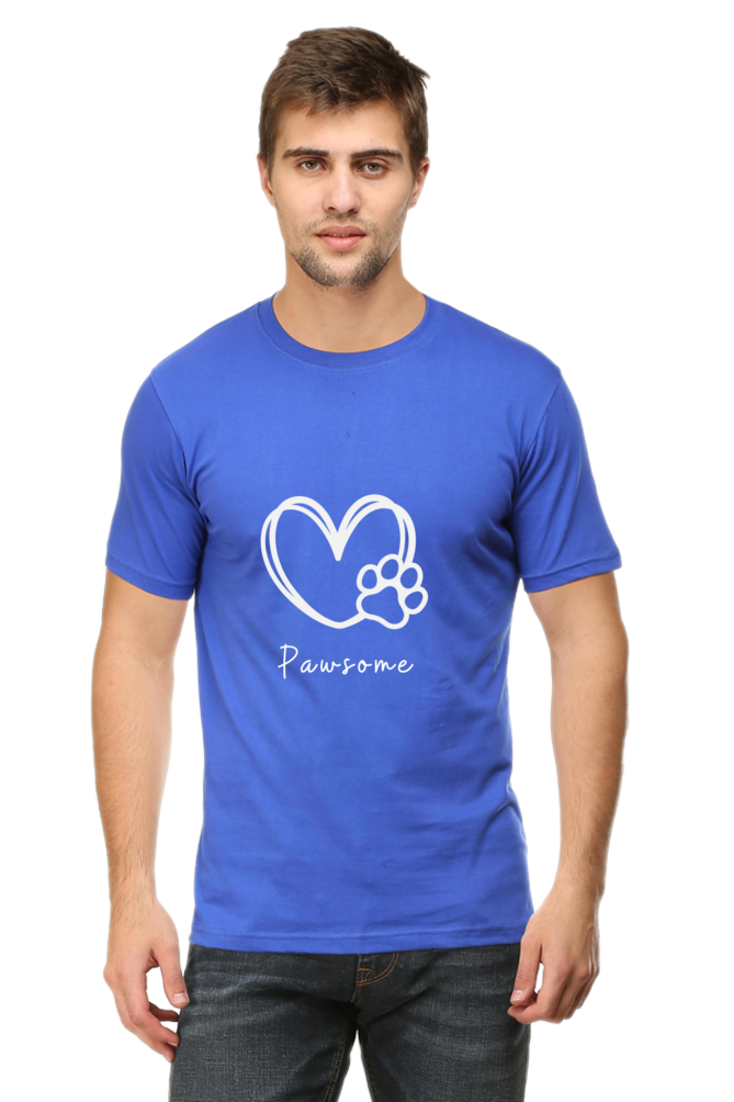 Pawsome Round Neck T-Shirt