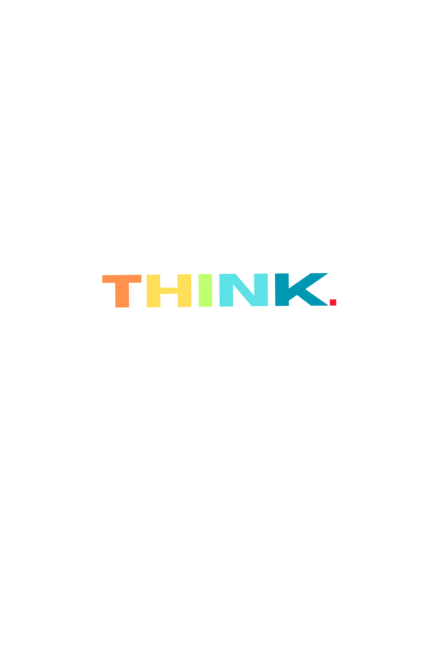 THINK Round Neck Classic T-Shirt