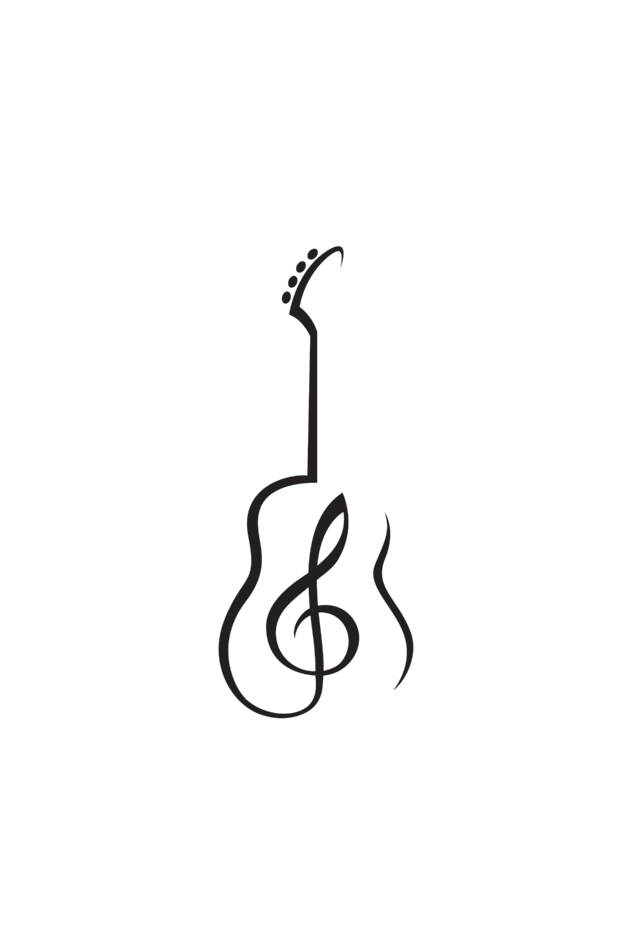 Guitar Oversized Classic T-Shirt