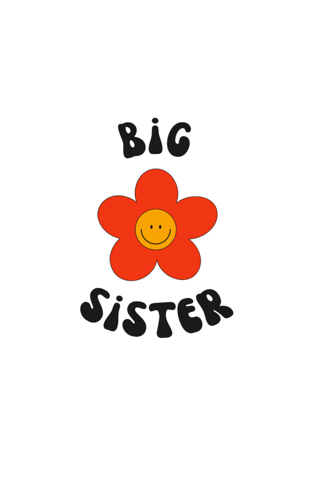 Big Sister Round Neck Classic T-Shirt
