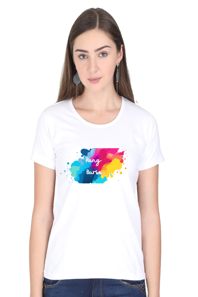 Rang Barse Round Neck T-Shirt for Women