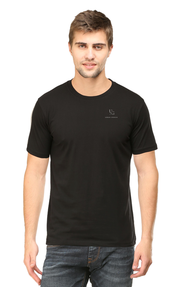 Round Neck Solid Black